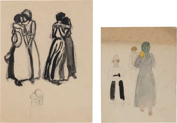 Замирайло Виктор Дмитриевич. Лот из девяти рисунков: